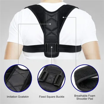 Medical Clavicle Brace Support Belt Adjustable Back Posture Corrector Clavicle Spine Back Shoulder Lumbar Posture Correction
Medical Clavicle Brace Support Belt Adjustable Back Posture Corrector Clavicle Spine Back Shoulder Lumbar Posture Correction