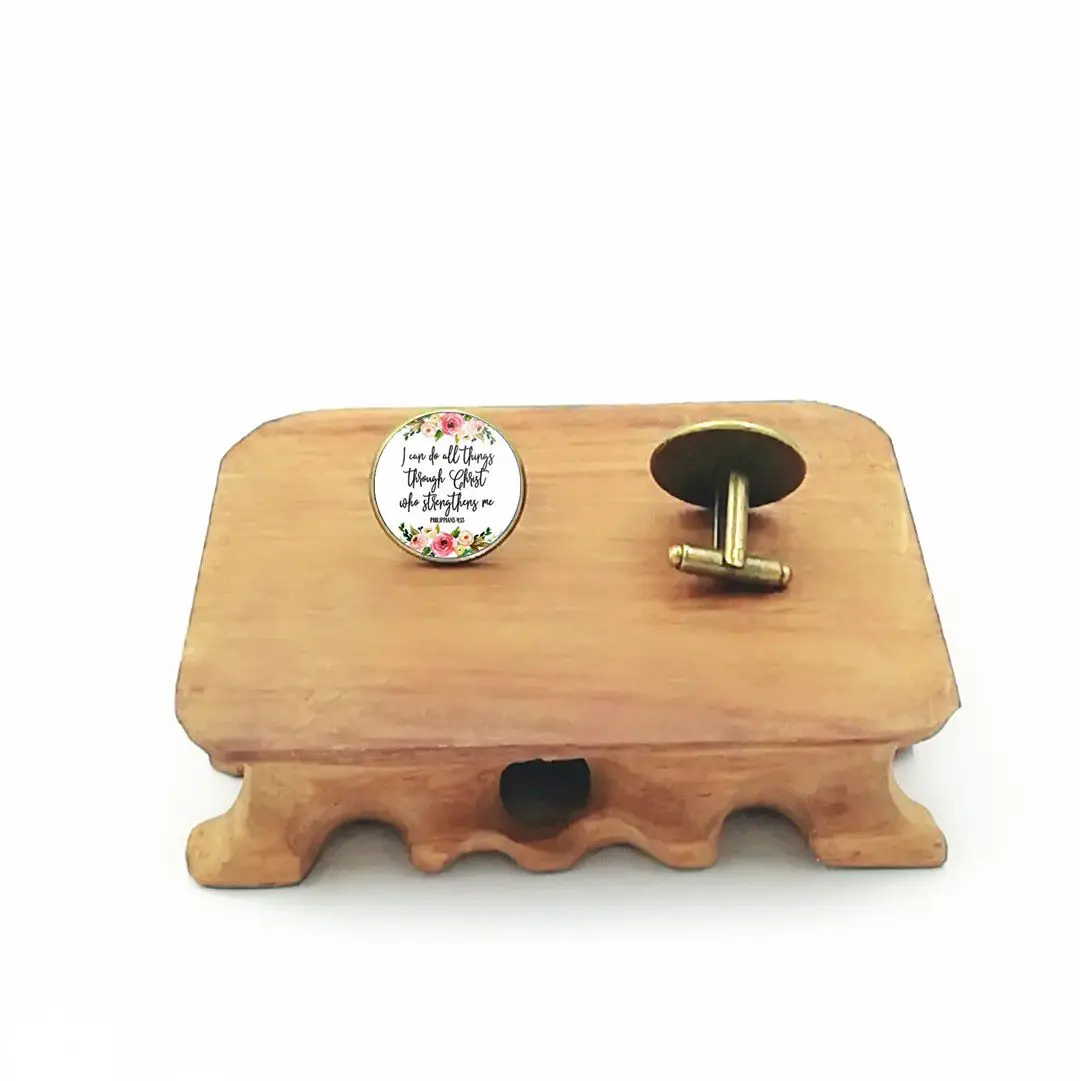 2018 New Philippians 4:13 I can do everything through the Bible Scriptures Shirt Cufflinks Inspirational Jewelry Christian Gifts
2018 New Philippians 4:13 I can do everything through the Bible Scriptures Shirt Cufflinks Inspirational Jewelry Christian Gifts