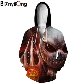 BIANYILONG 208 3D Male Hoodie New Design Halloween Zipper Sweatshirts Full Printed Demon Pocket Hooded Unisex Zip Up Streetwear
BIANYILONG 208 3D Male Hoodie New Design Halloween Zipper Sweatshirts Full Printed Demon Pocket Hooded Unisex Zip Up Streetwear