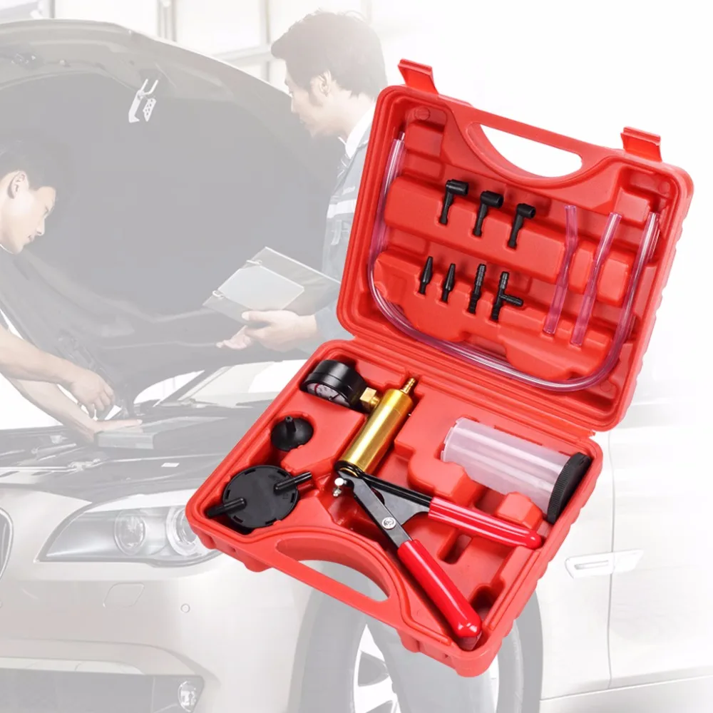 1Set Car Manual Oil Suction Pump Brake Bleeder Vacuum Pump Detector Tester Tool Brake Fluid Bleeder Oil Change Vacuum Pistol
1Set Car Manual Oil Suction Pump Brake Bleeder Vacuum Pump Detector Tester Tool Brake Fluid Bleeder Oil Change Vacuum Pistol