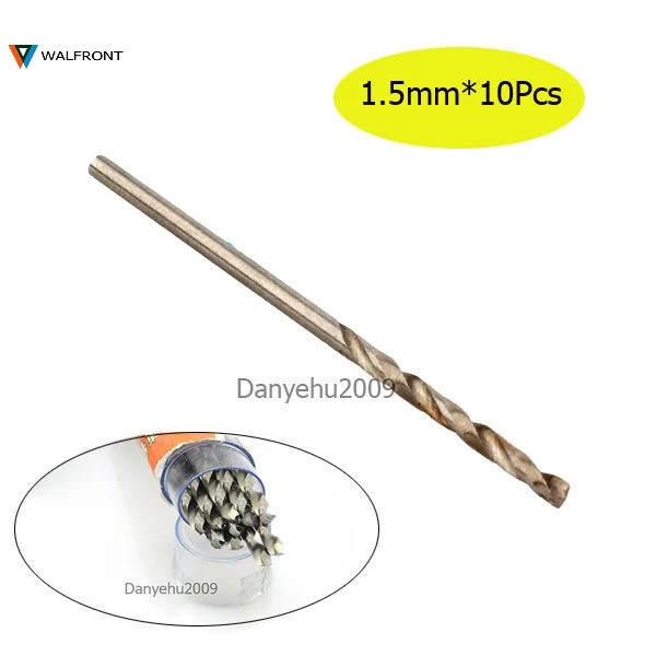 Sharpening Drill Bits Micro HSS Twist Drilling Bit Straight Shank Electrical Drill Bits For Metal Mini Drill Tool 1.5mm 10PCS
Sharpening Drill Bits Micro HSS Twist Drilling Bit Straight Shank Electrical Drill Bits For Metal Mini Drill Tool 1.5mm 10PCS