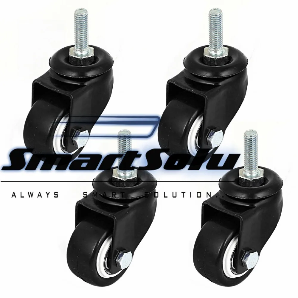 Free shipping 4 pcs Office Computer Chairs 8Mm Thread Stem 1.5" Dia Rubber Swivel Caster Wheel
Free shipping 4 pcs Office Computer Chairs 8Mm Thread Stem 1.5" Dia Rubber Swivel Caster Wheel