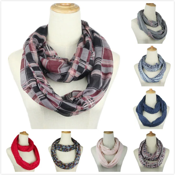 New Fashion Women Flower plaid ring Scarf Dot Print Ring loop Scarves Infinity Shawl Wrap High Quality spring Autumn
New Fashion Women Flower plaid ring Scarf Dot Print Ring loop Scarves Infinity Shawl Wrap High Quality spring Autumn