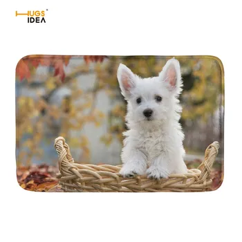 HUGSIDEA Cute Westie Florals Carpets for Living Room Creative Home Decor Mats Non-slip Floor Rugs for Bedroom Kitchen Bathroom
HUGSIDEA Cute Westie Florals Carpets for Living Room Creative Home Decor Mats Non-slip Floor Rugs for Bedroom Kitchen Bathroom
