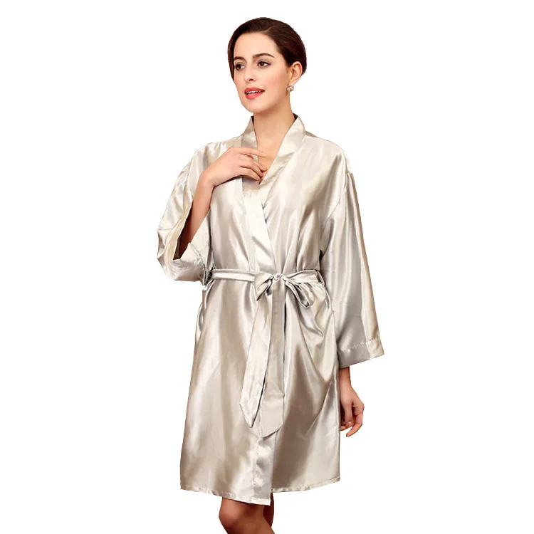 Women Robe Pajamas Faux Silk Full Sleeve Plus Size XXXL Knee-Length Solid Bathrobe Homeware Wedding Kimono Cardigan Summer
Women Robe Pajamas Faux Silk Full Sleeve Plus Size XXXL Knee-Length Solid Bathrobe Homeware Wedding Kimono Cardigan Summer