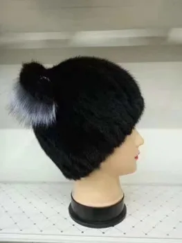 REROYFU Natural Real Mink Fur With Real Fox Fur Hat For Women Gift Retail Genuine Fur Hats Wholesale
REROYFU Natural Real Mink Fur With Real Fox Fur Hat For Women Gift Retail Genuine Fur Hats Wholesale