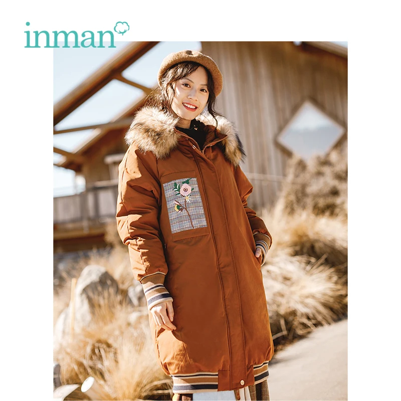 INMAN Winter New Arrival Female Fur Collar Thick Embroidery Fashion Long Section Women Down Coat
INMAN Winter New Arrival Female Fur Collar Thick Embroidery Fashion Long Section Women Down Coat
