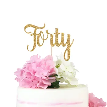 Forty Cake Topper Glitter Cake Topper Number Cake Topper Birthday Party Decoration Celebration Event Decoration Supplies
Forty Cake Topper Glitter Cake Topper Number Cake Topper Birthday Party Decoration Celebration Event Decoration Supplies