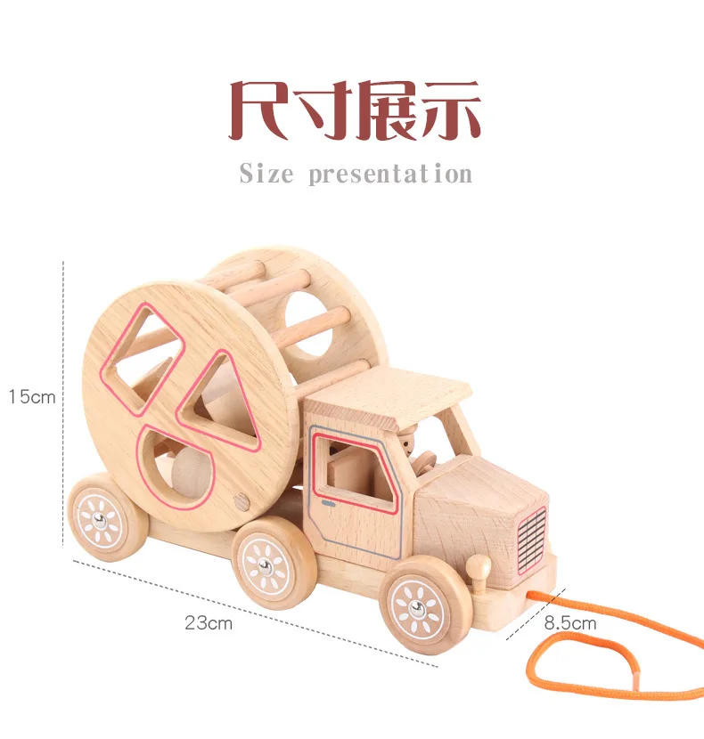 carro de arrastre para niños madera