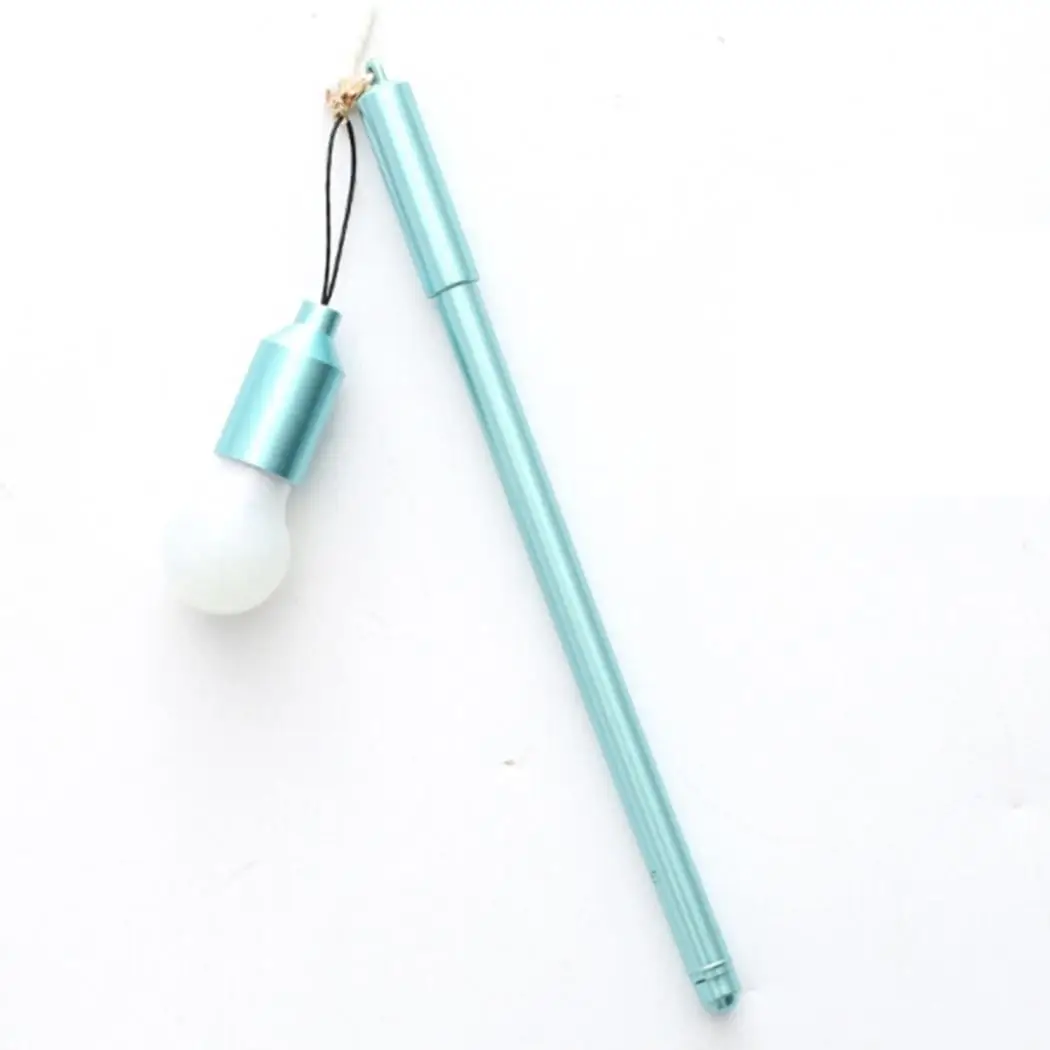 Creative Light Bulb Pendant Student Office Writing Gel Pen 19g A gelatin pen with creative light bulb pendant.
Creative Light Bulb Pendant Student Office Writing Gel Pen 19g A gelatin pen with creative light bulb pendant.