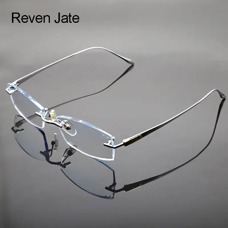 Reven Jate Glasses Rimless Eyeglasses Titanium Frame Optical Uncut Edge Lens Non-Prescription Eye Glasses Frame Eyewear 8047
Reven Jate Glasses Rimless Eyeglasses Titanium Frame Optical Uncut Edge Lens Non-Prescription Eye Glasses Frame Eyewear 8047