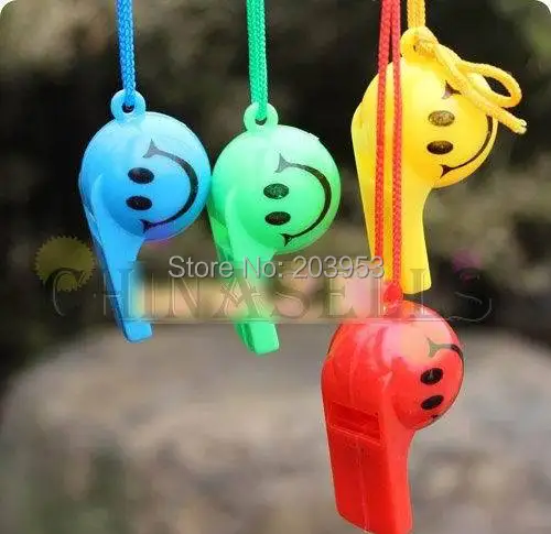 MIX 10USD 2pcs colorful soccer funny face kid fans whistle cheerleading children whistle
MIX 10USD 2pcs colorful soccer funny face kid fans whistle cheerleading children whistle