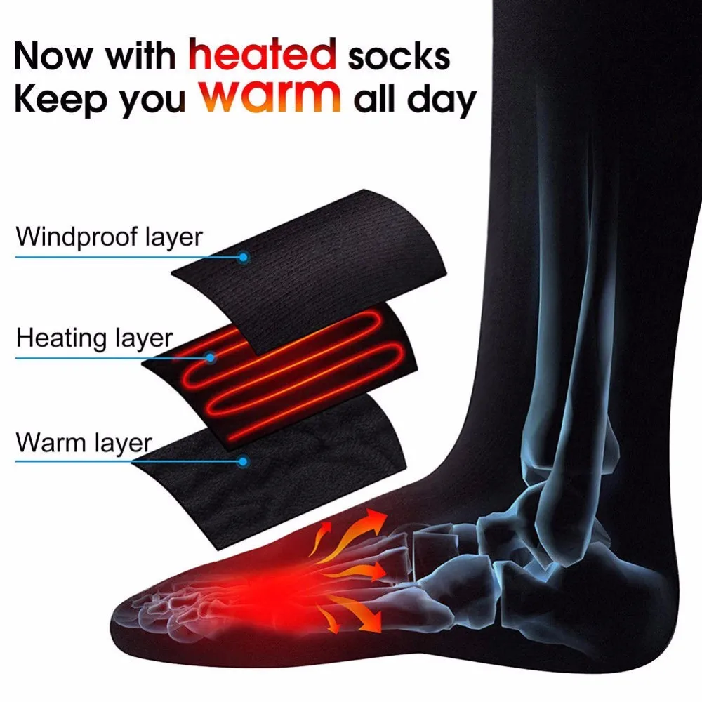 2018 NEW 3V Thermal Cotton Heated Socks Men Women Battery Case Battery Operated Winter Foot Warmer Electric Socks Warming Socks
2018 NEW 3V Thermal Cotton Heated Socks Men Women Battery Case Battery Operated Winter Foot Warmer Electric Socks Warming Socks