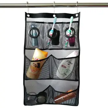 7 Pockets Home Storage Organizer Hang On Shower Curtain Rod/Liner Hooks Mesh Bathroom Accessories Hanging Caddy Bath Shower
7 Pockets Home Storage Organizer Hang On Shower Curtain Rod/Liner Hooks Mesh Bathroom Accessories Hanging Caddy Bath Shower