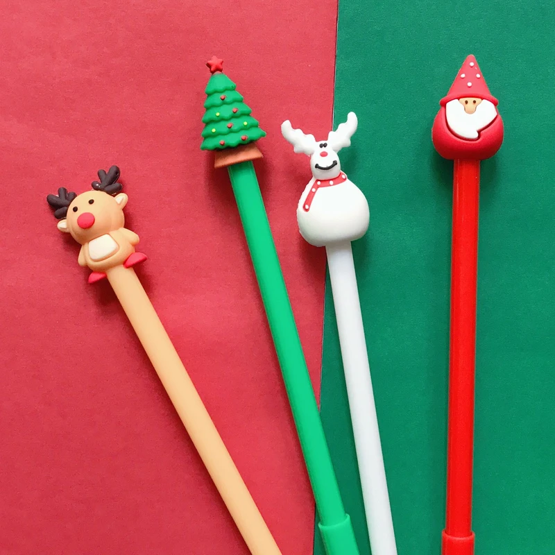24 pcs/Lot Happy Christmas New year gift gel pen 0.5mm ballpoint pens Black color ink Office School supplies Stationery FB042
24 pcs/Lot Happy Christmas New year gift gel pen 0.5mm ballpoint pens Black color ink Office School supplies Stationery FB042