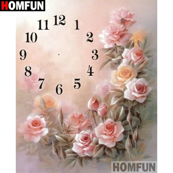 HOMFUN 5D Diamond Pattern Rhinestone Needlework Diy Diamond Painting Cross Stitch "Clock flower" Diamond Embroidery A21385
HOMFUN 5D Diamond Pattern Rhinestone Needlework Diy Diamond Painting Cross Stitch "Clock flower" Diamond Embroidery A21385