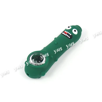 Creative Funny Pickle silicone Hand Pipes with glass bowl unbreakable tobacco colorful Smoking Pipe spoon pipe
Creative Funny Pickle silicone Hand Pipes with glass bowl unbreakable tobacco colorful Smoking Pipe spoon pipe
