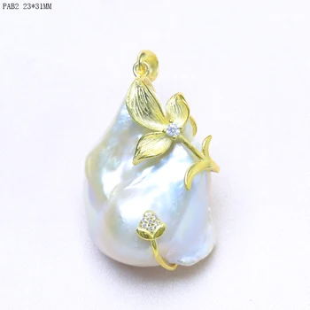 Beautiful Flower Keshi Pearl Pendant S925 Sterling Silver Flora Kiwa Pendant Jewelry Women Baroque Pearl Gifts
Beautiful Flower Keshi Pearl Pendant S925 Sterling Silver Flora Kiwa Pendant Jewelry Women Baroque Pearl Gifts