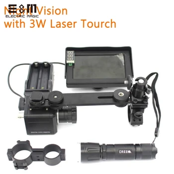 E&M Infrared Digital 1200 Lines Night Vision Sight Riflescope Hunt Goggles Monocular Scope Optics with Laser Flashlight Display
E&M Infrared Digital 1200 Lines Night Vision Sight Riflescope Hunt Goggles Monocular Scope Optics with Laser Flashlight Display