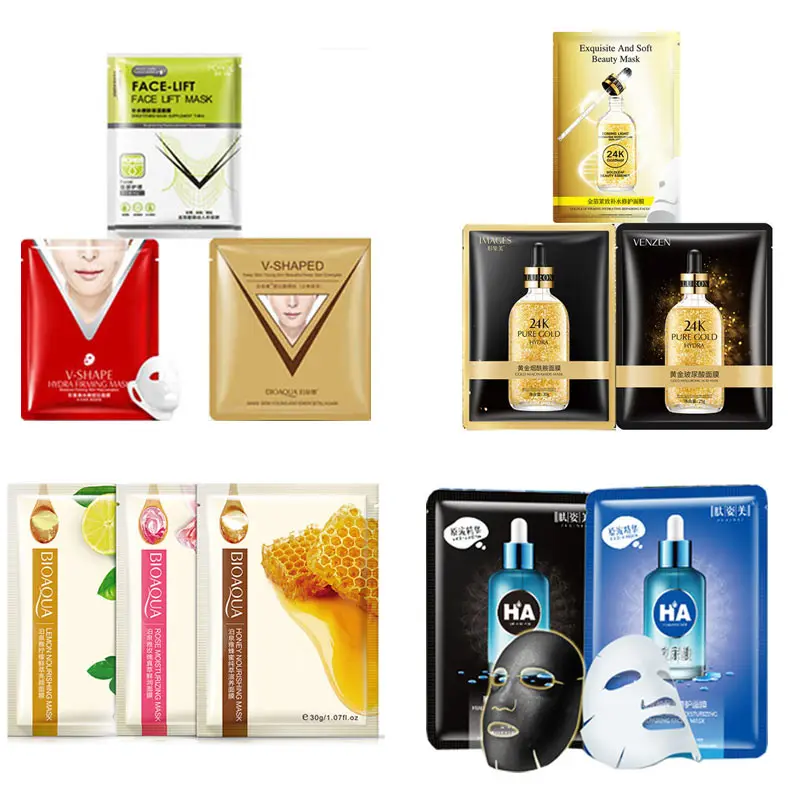 BIOAQUA 24K gold face masks honey rose hyaluronic acid v shape Hang ear type facial mask Acne Treatment Anti-Aging skin care
BIOAQUA 24K gold face masks honey rose hyaluronic acid v shape Hang ear type facial mask Acne Treatment Anti-Aging skin care