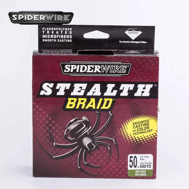 Spiderwire STEALTH Durable Fishing Line 500yd 50lb 22.7kg 457m PE Braided Wire Green 4 Models Fishing Accessories Angler Tackle
Spiderwire STEALTH Durable Fishing Line 500yd 50lb 22.7kg 457m PE Braided Wire Green 4 Models Fishing Accessories Angler Tackle