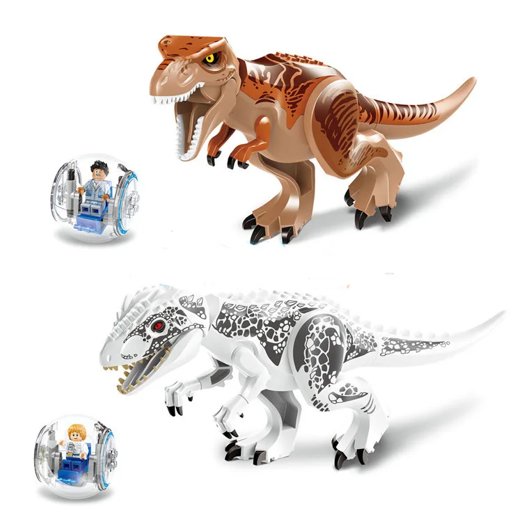 New Legoing Jurassic World Indominus Rex T. Rex Dinosaur with Minifigure Building Blocks Bricks Toys For Children Christmas Gift
New Legoing Jurassic World Indominus Rex T. Rex Dinosaur with Minifigure Building Blocks Bricks Toys For Children Christmas Gift