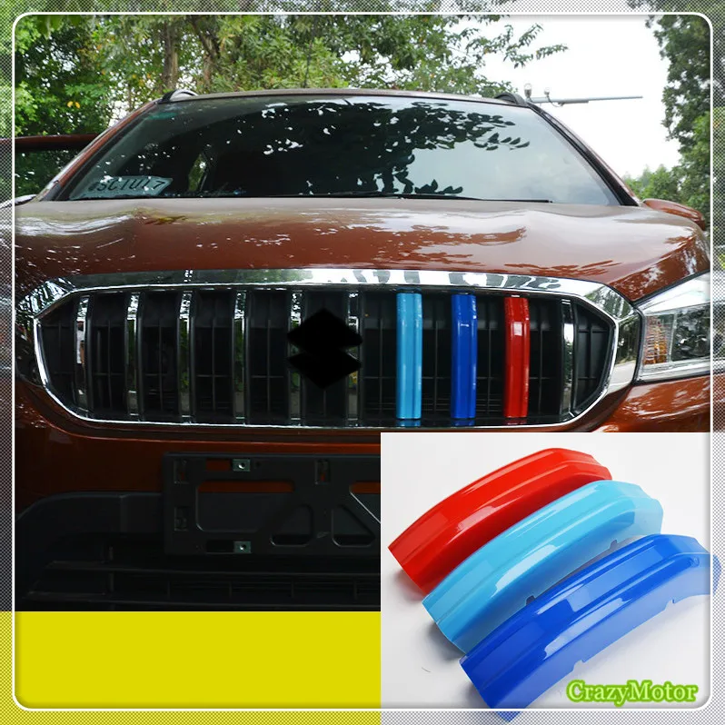 For Suzuki sx4 s-cross 2017 2018 ABS Car front central grille cover trim sticker 3 color Auto accessories
For Suzuki sx4 s-cross 2017 2018 ABS Car front central grille cover trim sticker 3 color Auto accessories