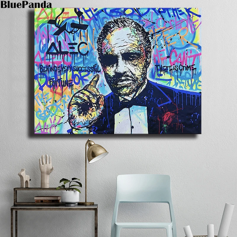 Alec Monopolies Street Art Godfather Portraits Graffiti Oil Painting on Canvas Bedroom Modern Wall Decor Pictures ArtWorks
Alec Monopolies Street Art Godfather Portraits Graffiti Oil Painting on Canvas Bedroom Modern Wall Decor Pictures ArtWorks