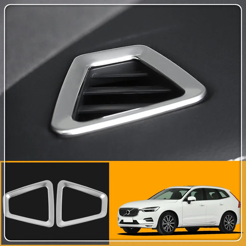 Left Hand Drive For Volvo XC60 2018 Stainless steel Car Inner Upper Air Condition AC Vent Outlet Cover Trim Matte Car Styling
Left Hand Drive For Volvo XC60 2018 Stainless steel Car Inner Upper Air Condition AC Vent Outlet Cover Trim Matte Car Styling