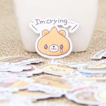 40pcs Self-made Cute Bear Food English Expression Scrapbooking Stickers DIY Craft Albums Decals
40pcs Self-made Cute Bear Food English Expression Scrapbooking Stickers DIY Craft Albums Decals