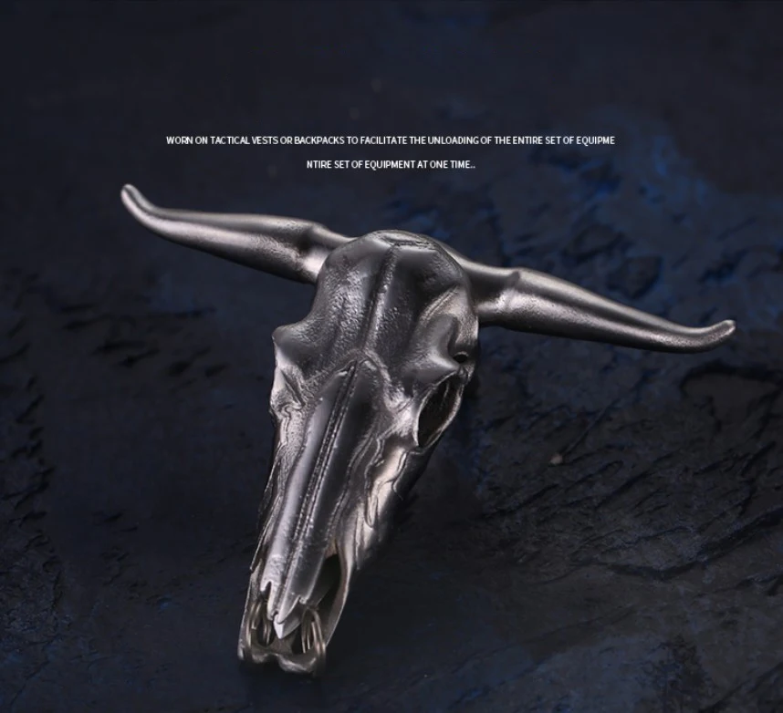 2019 New Design Totem Bull Head Skull Steel Knife Self Defense Safety Outdoor Survial Kit EDC Tool For Women Men Drop Shipping
2019 New Design Totem Bull Head Skull Steel Knife Self Defense Safety Outdoor Survial Kit EDC Tool For Women Men Drop Shipping