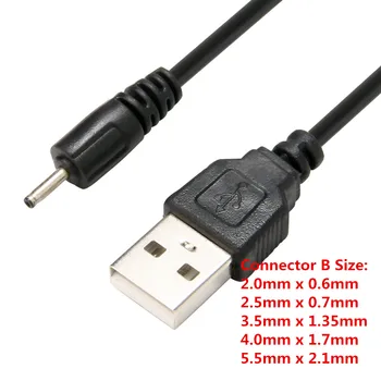 1pc USB A Male to 2.0/2.5/3.5/ 4.0/5.5mm Connector DC 5V Charger Charging Power Cable Cord Power Supply Cable Adapter
1pc USB A Male to 2.0/2.5/3.5/ 4.0/5.5mm Connector DC 5V Charger Charging Power Cable Cord Power Supply Cable Adapter