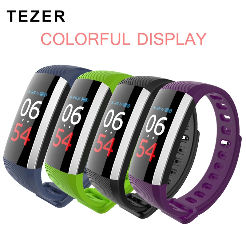Tezer Bluetooth colourful touch screen smartband Blood Pressure Smart Wristband USB Charging Sport Bracelet Fitness Tracker G19
Tezer Bluetooth colourful touch screen smartband Blood Pressure Smart Wristband USB Charging Sport Bracelet Fitness Tracker G19