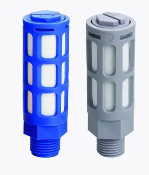 10pcs/lot Pneumatic solenoid valve plastic muffler PSL-01, Thread G1/8