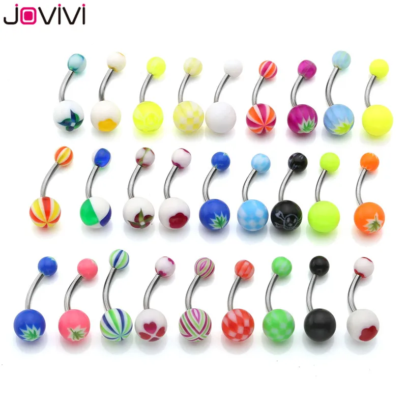 Jovivi UV Stainless Steel 20PCs Mixed Piercing Nombril Bulk Navel Belly Ring Bar Button Body Piercing
Jovivi UV Stainless Steel 20PCs Mixed Piercing Nombril Bulk Navel Belly Ring Bar Button Body Piercing