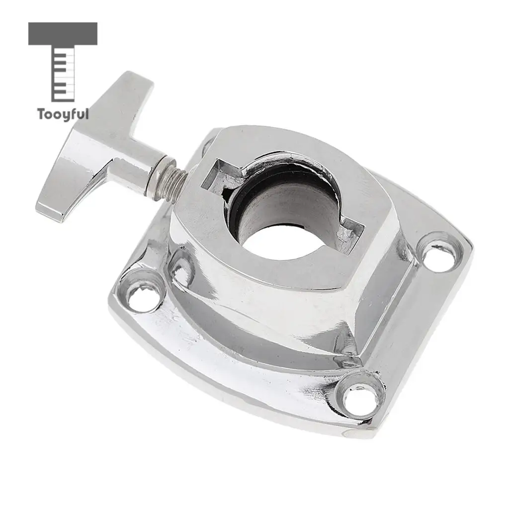 Tooyful Drum Holder Base Plate Drum Rack Clamp Drum Tom Mount Bracket for Drummer