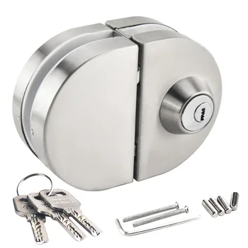 Brushed Stainless Steel 10-12 mm Thickness Glass Door Lock Anti-Theft Security Lock with Frameless Push Sliding Gate Lock
Brushed Stainless Steel 10-12 mm Thickness Glass Door Lock Anti-Theft Security Lock with Frameless Push Sliding Gate Lock