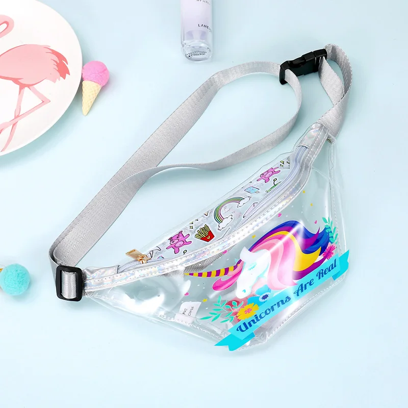 2019 Unicorn Cute Women/Girls Waist Bag Transparent PVC Flamingo Cartoon Kids Fanny Pack Clear Belt Bag Beach Purse Money Pouch
2019 Unicorn Cute Women/Girls Waist Bag Transparent PVC Flamingo Cartoon Kids Fanny Pack Clear Belt Bag Beach Purse Money Pouch