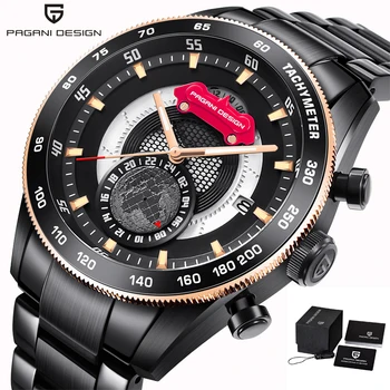 PAGANI DESIGN Luxury Brand 2019 New Men Chronograph Quartz Watches Mens Stainless Steel Waterproof Men's Clock Relogio Masculino
PAGANI DESIGN Luxury Brand 2019 New Men Chronograph Quartz Watches Mens Stainless Steel Waterproof Men's Clock Relogio Masculino
