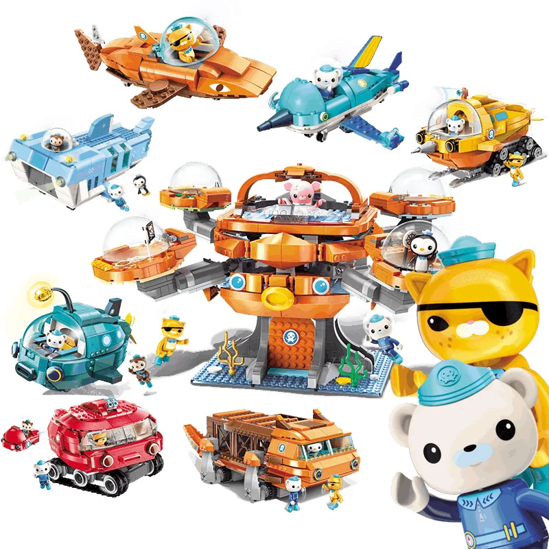 Enlighten Octonauts Legoe Education Building blocks Stacking Toys Children Gifts Ship Boat Octopod Captain Buck
Enlighten Octonauts Legoe Education Building blocks Stacking Toys Children Gifts Ship Boat Octopod Captain Buck
