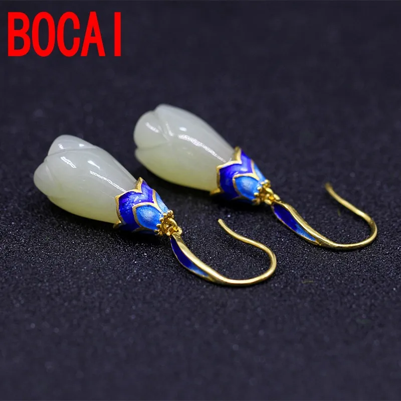 S925 silver jewelry Shaolan technology of natural and MS. Tian Yu Ruili blossom Earrings
S925 silver jewelry Shaolan technology of natural and MS. Tian Yu Ruili blossom Earrings