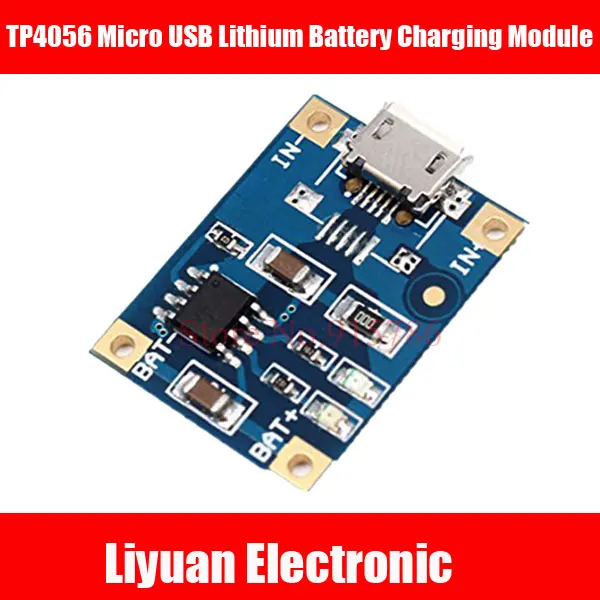 2pcs Lithium Battery Charger Module 1A Micro USB 5V 18650 TP4056 Micro USB Lithium Battery Charging Module and Protection Board
2pcs Lithium Battery Charger Module 1A Micro USB 5V 18650 TP4056 Micro USB Lithium Battery Charging Module and Protection Board