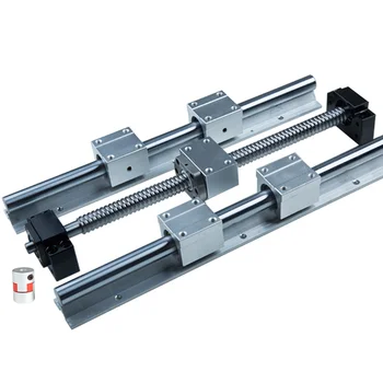 2pcs SBR16 Linear Rail 1000mm + 4pcs SBR16UU + SFU1605 Ball Screw 1000mm + Supporter BK12 BF12 + Nut Housing + Coupling
2pcs SBR16 Linear Rail 1000mm + 4pcs SBR16UU + SFU1605 Ball Screw 1000mm + Supporter BK12 BF12 + Nut Housing + Coupling
