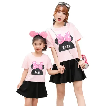 Mommy and Me Mother Daughter Dresses Summer Cartoon Plus Size T Shirt / Tutu Skirt Family Look Mom and Daughter Dress Outfits 
Mommy and Me Mother Daughter Dresses Summer Cartoon Plus Size T Shirt / Tutu Skirt Family Look Mom and Daughter Dress Outfits