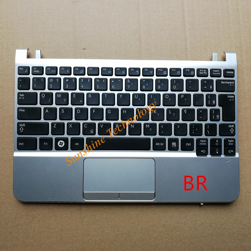 Brazil BR layout new laptop keyboard with touchpad palmrest for samsung NC110 NC210 BA75-02918P
Brazil BR layout new laptop keyboard with touchpad palmrest for samsung NC110 NC210 BA75-02918P