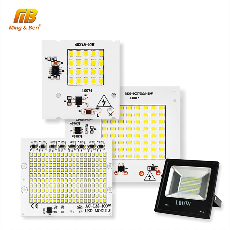LED Lamp Chip SMD2835 Beads Smart IC 220V Input 10W 20W 30W 50W 100W DIY For Outdoor Floodlight Spotlight Cold White Warm White
LED Lamp Chip SMD2835 Beads Smart IC 220V Input 10W 20W 30W 50W 100W DIY For Outdoor Floodlight Spotlight Cold White Warm White