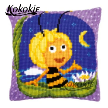 cross stitch kits honeybee printed embroidery yarn pillowcase knitting needles kit for pillowcase embroider needlework kits
cross stitch kits honeybee printed embroidery yarn pillowcase knitting needles kit for pillowcase embroider needlework kits
