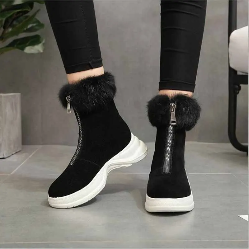 Women boots non-slip waterproof winter ankle snow boots women platform winter shoes with thick fur botas mujer
Women boots non-slip waterproof winter ankle snow boots women platform winter shoes with thick fur botas mujer