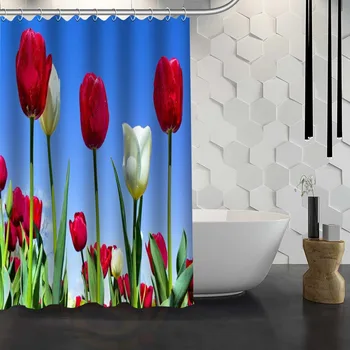 Custom colorful tulips Flower Shower Curtain Waterproof Fabric Shower Curtain for Bathroom WJY1.17
Custom colorful tulips Flower Shower Curtain Waterproof Fabric Shower Curtain for Bathroom WJY1.17
