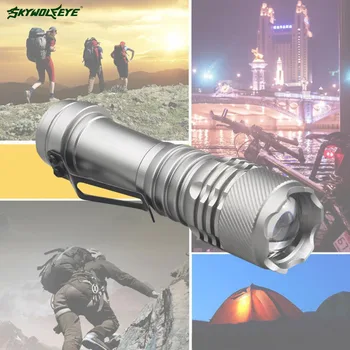 Silver Portable 1x 14500 / AA Flashlight Torch long-range Camping Adventure Searchlight High Quality Super Light Flashlight A609
Silver Portable 1x 14500 / AA Flashlight Torch long-range Camping Adventure Searchlight High Quality Super Light Flashlight A609